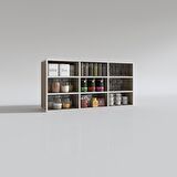 Kenzlife hazır mutfak hortus22 crd 060*120*22 banyo dolabı raflı kapaksız arkalıklı