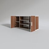 Kenzlife hazır mutfak honnor22 cvz 060*120*22 mutfak banyo dolabı kapaklı raflı