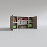 Kenzlife hazır mutfak honnor22 crd 060*120*22 mutfak banyo dolabı kapaklı raflı