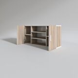 Kenzlife hazır mutfak honnor22 crd 060*120*22 mutfak banyo dolabı kapaklı raflı
