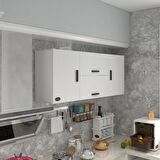 Kenzlife hazır mutfak lucida byz 060*150*32 mutfak banyo dolabı kapaklı raflı