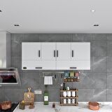 Kenzlife hazır mutfak general byz 060*150*32 mutfak banyo dolabı kapaklı raflı