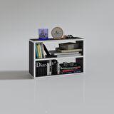 Kenzlife kitaplık nihan 040*060*20 gri duvar rafı 