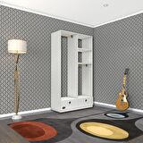 Kenzlife giysi dolabı 2 bölmeli 2 çekmeceli bedri 182*100*42 byz dolap kapaksız
