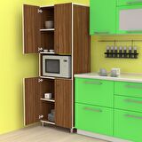 Kenzlife fırın dolabı bedriye cvz 185*66*45 mutfak banyo kiler ofis