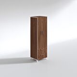 Kenzlife gardırop 2 kapaklı kapılı 2 çekmeceli kamelya 168*50*42 cvz ayaklı gardolap dolap