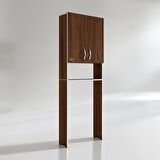 Kenzlife çamaşır makinesi dolabı veronika cvz 180*066*20 banyo çift kapaklı arkalıksız