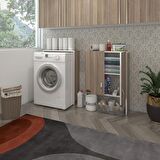 Kenzlife çamaşır makinesi dolabı veronika crd 180*066*20 banyo çift kapaklı arkalıksız