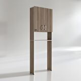 Kenzlife çamaşır makinesi dolabı veronika crd 180*066*20 banyo çift kapaklı arkalıksız