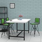 Knsz ufak boy tel bar sandalyesi 1 li uslu syhyşl sırt minderli 55 cm oturma yüksekliği mutfak bahçe cafe ofis