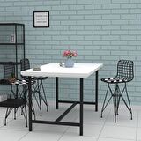 Knsz ufak boy tel bar sandalyesi 1 li uslu syhaldo 55 cm oturma yüksekliği mutfak bahçe cafe ofis