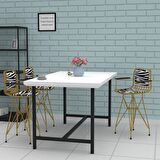 Knsz ufak boy tel bar sandalyesi 1 li uslu syhbonar kolçaklı sırt minderli 55 cm oturma yüksekliği mutfak bahçe cafe ofis