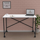 Kenzlife ofis masası momoko 075*170*40 byzsyh tekerlekli bilgisayar çalışma büro