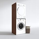 Kenzlife çamaşır-kurutma makinesi dolabı evgeniya cvz 180*70*60 banyo çift katlı kapaksız arkalıksız