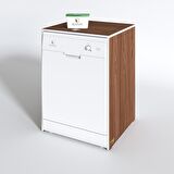Kenzlife bulaşık&çamaşır&kurutma makinesi dolabı berfu cvz 90*70*60 banyo ofis