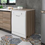 Kenzlife bulaşık&çamaşır&kurutma makinesi dolabı berfu crd 90*70*60 banyo ofis