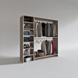 Kenzlife giysi dolabı abdurrahman 180*180*40 crd gardırop