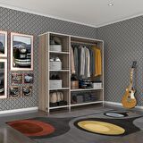 Kenzlife giysi dolabı mükremin 150*150*40 crd gardırop