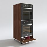 Kenzlife fırın dolabı halime cvz 145*60*56 mutfak kapaklı ayaklı banyo kiler ofis