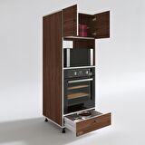 Kenzlife fırın dolabı kamile cvz 162*60*56 mutfak çekmeceli ayaklı banyo kiler ofis
