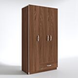 Kenzlife gardırop 3 kapılı 1 çekmeceli hanımeli 180*120*52 cvz XLARGE kapaklı gardolap dolap