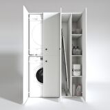 Kenzlife çamaşır-kurutma makinesi dolabı kapaklı yaromira byz 180*120*60 banyo arkalıksız