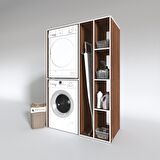 Kenzlife çamaşır-kurutma makinesi dolabı alyusha cvz 180*120*60 banyo kapaksız arkalıksız