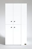 Kenzlife çamaşır-kurutma makinesi dolabı kapaklı foka byz 180*090*60 banyo arkalıksız
