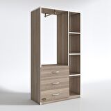 Kenzlife giysi dolabı ökkeş 175*90*40 crd gardırop 3 çekmeceli