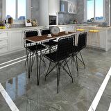 Knsz masa sandalye takımı hem75mazlum cvzsyh 140*040 sm 4 sandalye syhsyh sırt minderli