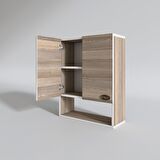 Kenzlife banyo ecza dolabı bakunin crd 60*40*20 mutfak (m)üst arkalıklı alt arkalıksız