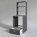 Kenzlife ankastre fırın dolabı aybirgen gri 165*60*56 mutfak çekmeceli