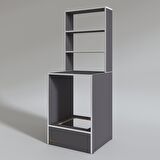 Kenzlife ankastre fırın dolabı esmacan gri 165*60*56 mutfak eko düz