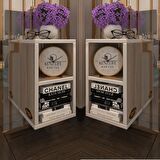 Kenzlife komodin lothario 2 li set crd komidin 42*20*19 duvara monte askı aparatlı (mng)