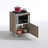 Kenzlife ocak dolabı doğangün crd 85*60*56 hazır mutfak ankastre gömme ocak için arkalıksız