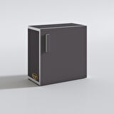 Kenzlife komodin susanin gri 39*39*20 banyo ecza mutfak dolabı(m)kapaklı arkalıksız