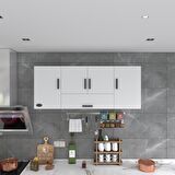 Kenzlife hazır mutfak acus22 byz 060*150*22 mutfak banyo dolabı kapaklı raflı
