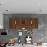 Kenzlife hazır mutfak acus22 cvz 060*150*22 mutfak banyo dolabı kapaklı raflı
