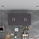 Kenzlife hazır mutfak merta gri 060*120*22 mutfak banyo dolabı kapaklı raflı