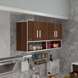 Kenzlife hazır mutfak vesper cvz 060*120*22 mutfak banyo dolabı kapaklı raflı