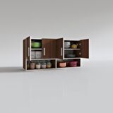 Kenzlife hazır mutfak vesper cvz 060*120*22 mutfak banyo dolabı kapaklı raflı