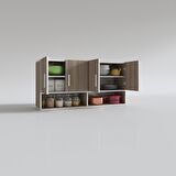 Kenzlife hazır mutfak vesper crd 060*120*22 mutfak banyo dolabı kapaklı raflı