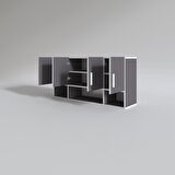 Kenzlife hazır mutfak severus gri 060*120*22 mutfak banyo dolabı kapaklı raflı