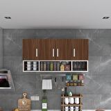 Kenzlife hazır mutfak severus cvz 060*120*22 mutfak banyo dolabı kapaklı raflı