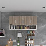 Kenzlife hazır mutfak severus crd 060*120*22 mutfak banyo dolabı kapaklı raflı