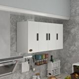 Kenzlife hazır mutfak merlanda byz 060*120*22 mutfak banyo dolabı kapaklı raflı