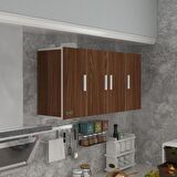 Kenzlife hazır mutfak merlanda cvz 060*120*22 mutfak banyo dolabı kapaklı raflı