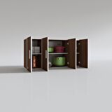 Kenzlife hazır mutfak merlanda cvz 060*120*22 mutfak banyo dolabı kapaklı raflı