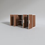Kenzlife hazır mutfak merlanda cvz 060*120*22 mutfak banyo dolabı kapaklı raflı