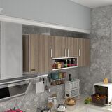 Kenzlife hazır mutfak packey crd 060*180*22 mutfak banyo dolabı kapaklı raflı